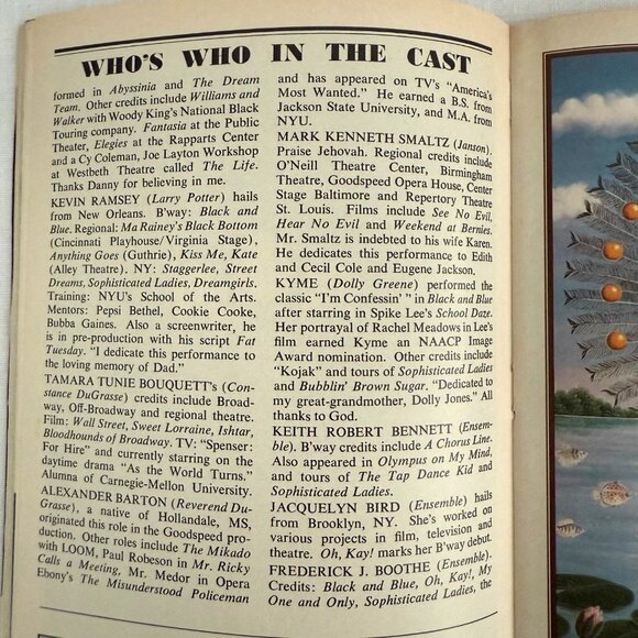 Oh Kay Playbill 1990 Richard Rodgers Theatre Broadway Musical George Gershwin - Picture 12 of 15